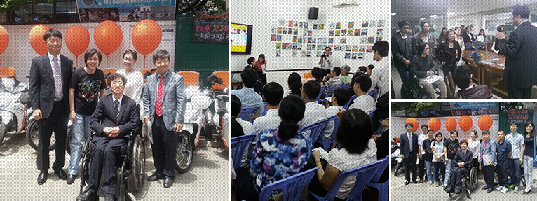 베트남, 캄보디아, 라오스 등 장애인 단체들과의 교류∙협력 사업 관련 사진